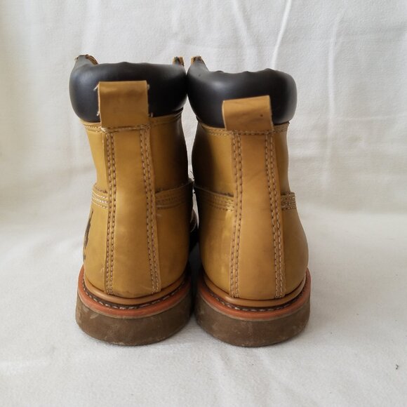 Gauchos Men's Boots Mens Lace-Up Work Tan Size 8 - Picture 5 of 10